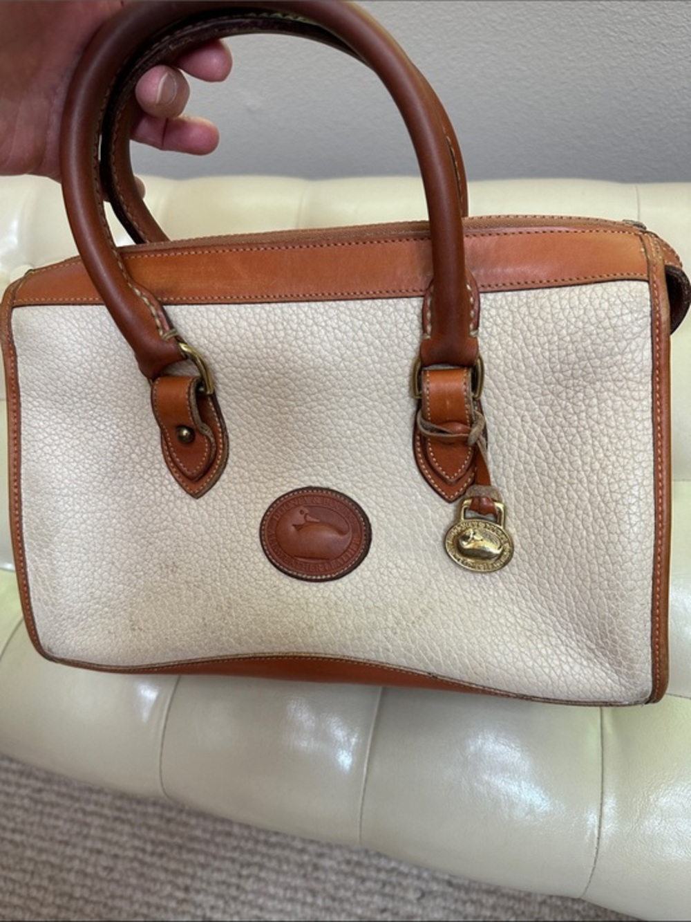 Dooney & Bourke Vintage Leather satchel, leather goose